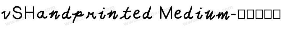 vSHandprinted Medium字体转换